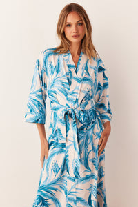 VERA MIDI ROBE | AZURE PALMS