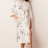 Vera Midi Robe | White Stars