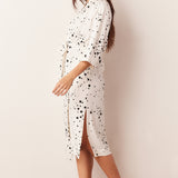 Vera Midi Robe | White Stars