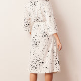 Vera Midi Robe | White Stars