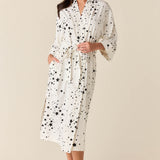Vera Midi Robe | White Stars