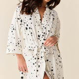 Vera Midi Robe | White Stars