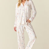 Winter Cloud Jersey PJ Set in Spa Day