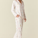 Winter Cloud Jersey PJ Set in Spa Day