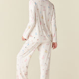 Winter Cloud Jersey PJ Set in Spa Day