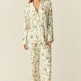 Winter Cloud Jersey PJ Set in Lemon Verbena