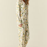 Winter Cloud Jersey PJ Set in Lemon Verbena