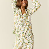 Winter Cloud Jersey PJ Set in Lemon Verbena
