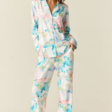 Winter Cloud Jersey PJ Set in Butterfly Bloom