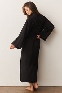 KAIA KIMONO ROBE | SOLID BLACK