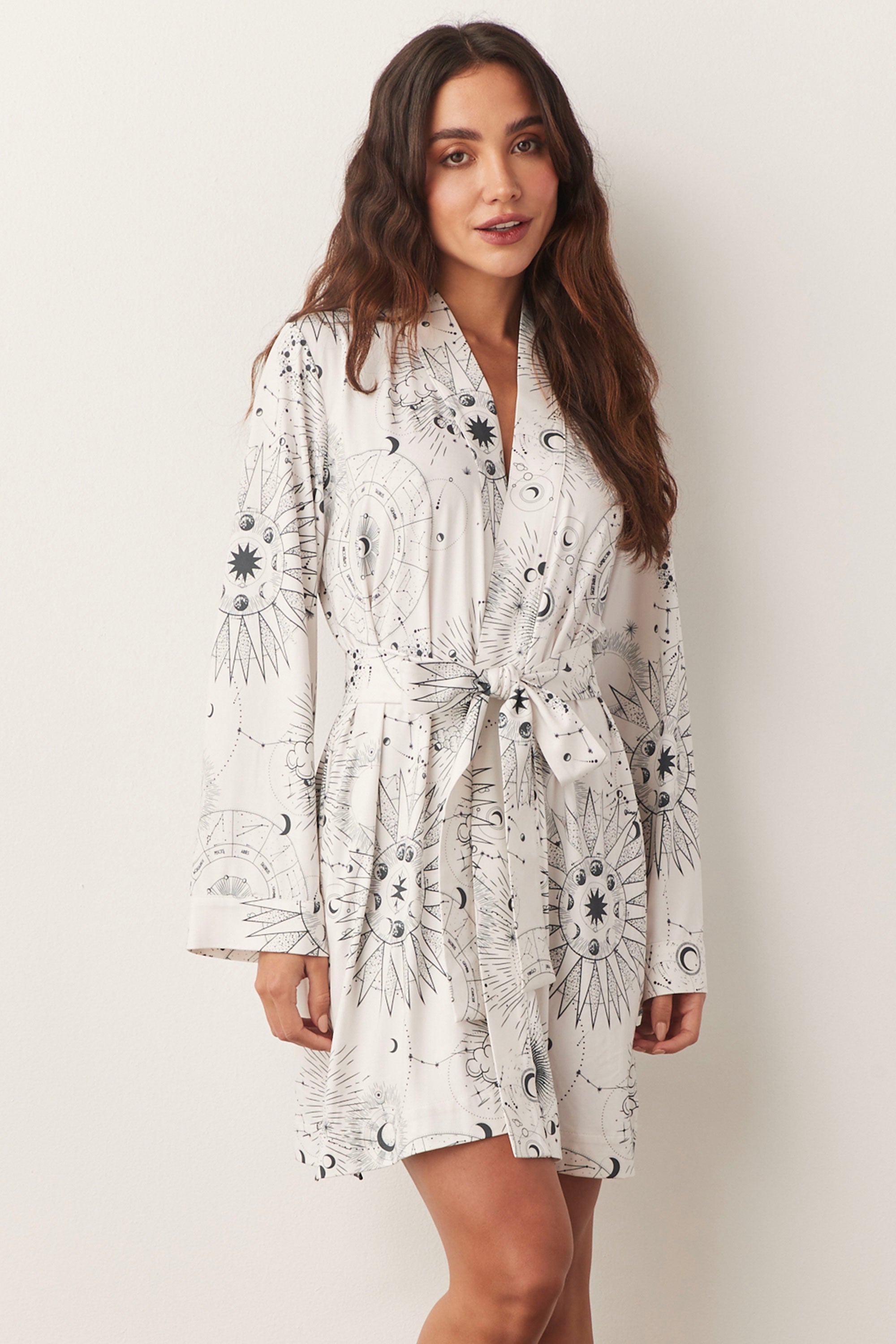 Load image into Gallery viewer, MEADOW CLASSIC SHORT ROBE | CELESTIAL
