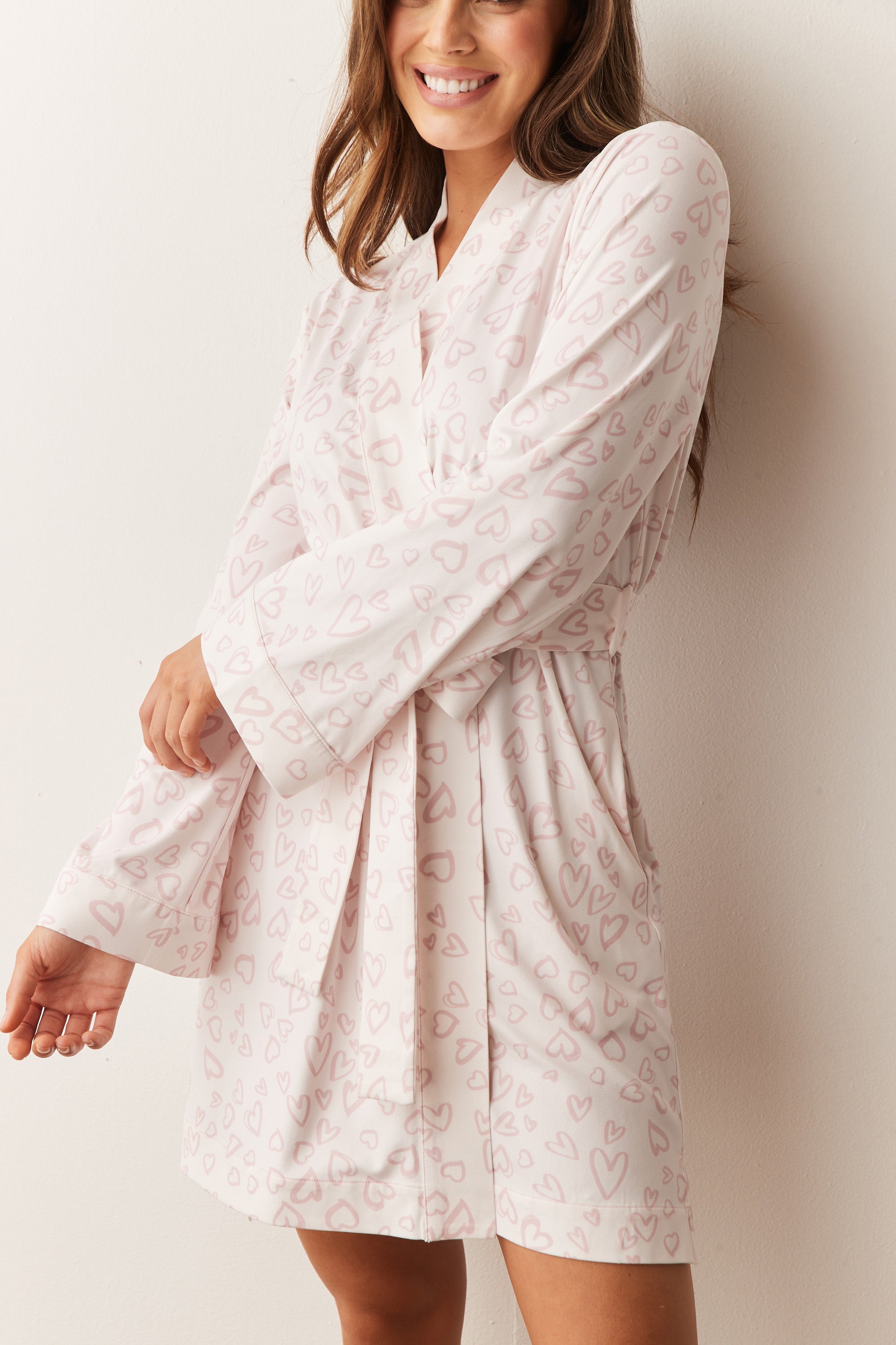 Load image into Gallery viewer, MEADOW CLASSIC SHORT ROBE | SWEETHEART

