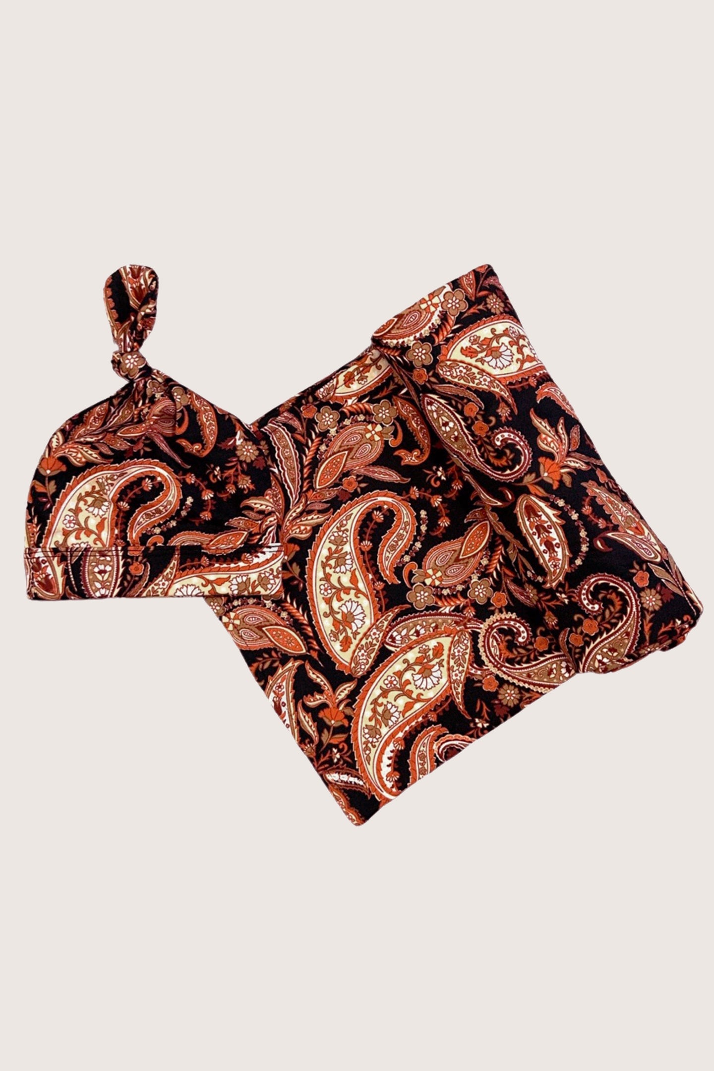 Swaddle & Beanie | PAISLEY