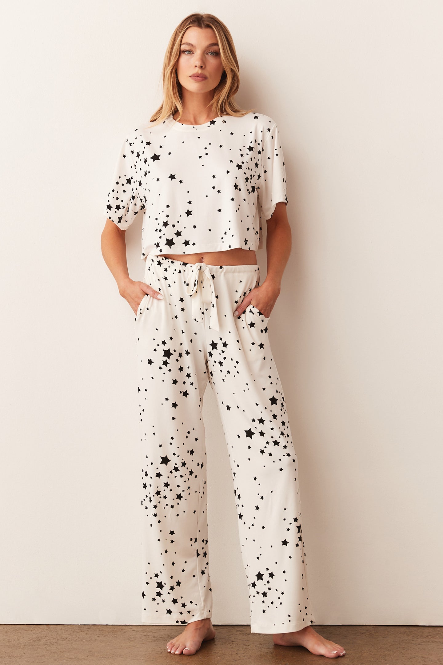 SLOANE PJ SET | WHITE STARS
