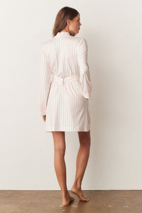 MEADOW CLASSIC SHORT ROBE | SWEET STRIPE