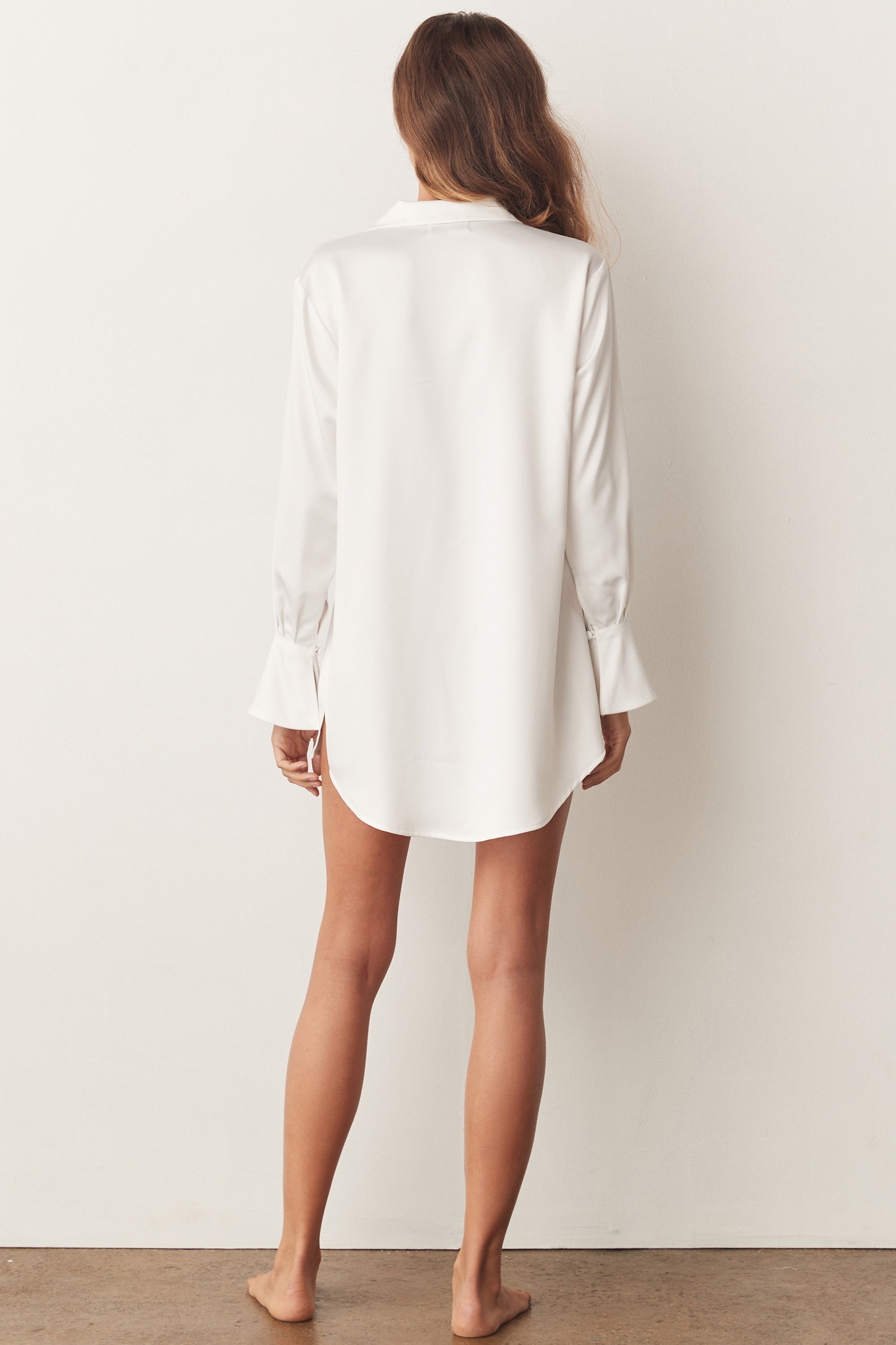 Load image into Gallery viewer, MIDNIGHT BOYFRIEND SHIRT | WHISPER WHITE
