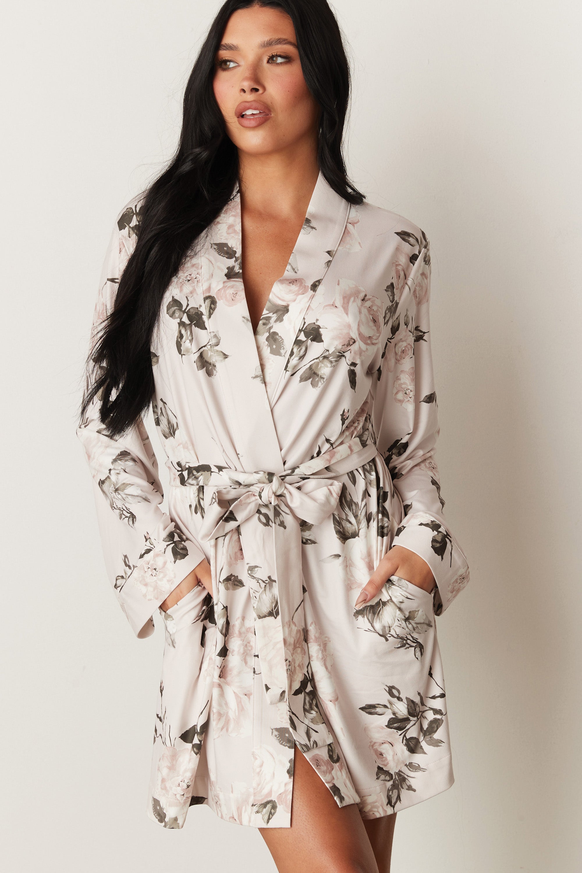 Load image into Gallery viewer, MEADOW CLASSIC SHORT ROBE | ROSÉ
